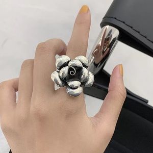 🌸 Elegant S 925 Floral Flower Statement Ring 🌸